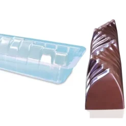Outlet Cerf Dellier Moule A Bûche Vague En Pvc (X 12)