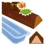 Discount Cerf Dellier Moule A Bûchette Triangle En Pvc (X 12)