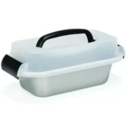 Outlet Cerf Dellier Moule A Cake Antiadhesif Avec Couvercle De Transport
