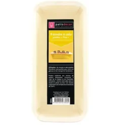 Best Cerf Dellier Moule A Cake Jetable Jaune A Pois (X4)