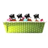 Sale Cerf Dellier Moule A Cake Jetable Vert A Pois (X4)