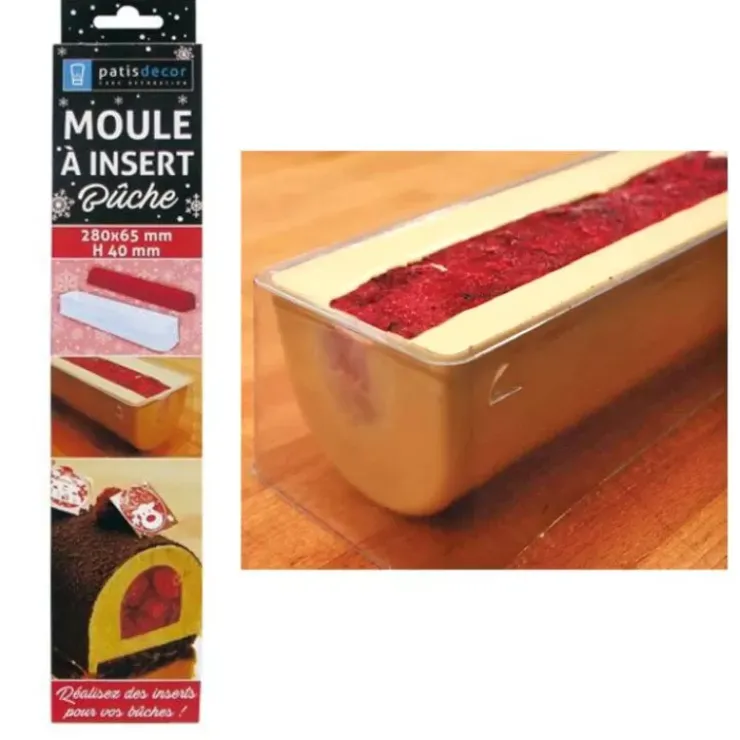Discount Cerf Dellier Moule A Insert Pour Bûche Pvc Patisdecor