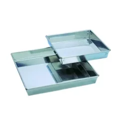 Outlet Cerf Dellier Moule A Manqué Carre Fer Blanc 30 Cm