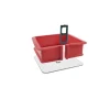 Outlet Cerf Dellier Moule A Manqué Demontable Carre Silicone Base En Verre