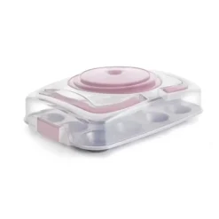 Sale Cerf Dellier Moule A Muffins Avec Couvercle + Support