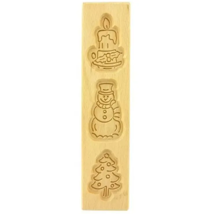 Discount Cerf Dellier Moule A Speculoos En Bois Christmas