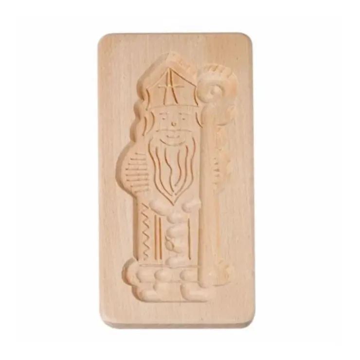Outlet Cerf Dellier Moule A Speculoos En Bois Saint Nicolas