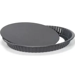 Online Cerf Dellier Moule A Tarte Fond Amovible Acier Emaille 30 Cm