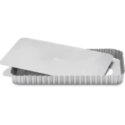 Best Cerf Dellier Moule A Tarte Rectangulaire Antiadhesif Avec Fond Amovible