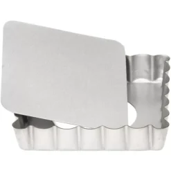 Best Cerf Dellier Moule A Tartelette Carre Antiadhesif Avec Fond Amovible