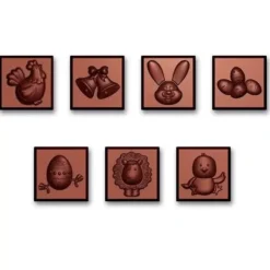 New Cerf Dellier Moule Carres Chocolat Napolitains Pâques