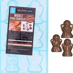 Clearance Cerf Dellier Moule Chocolat 3 Anges Assortis Patisdecor