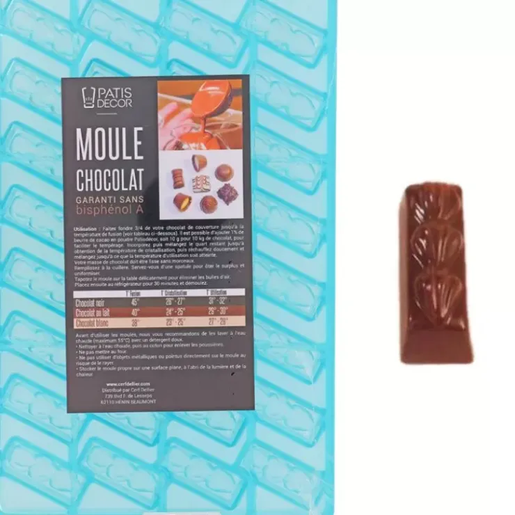 Discount Cerf Dellier Moule Chocolat 32 Bûchettes