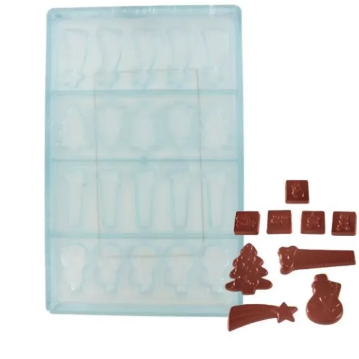 Discount Cerf Dellier Moule Chocolat 20 Décors De Noël