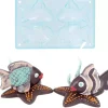 Outlet Cerf Dellier Moule Chocolat 2 Poissons Tropicaux