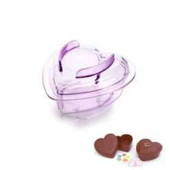 Cerf Dellier Moule Chocolat Boite Coeur 11 Cm