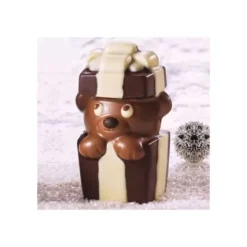 New Cerf Dellier Moule Chocolat Ourson Cadeau 3D
