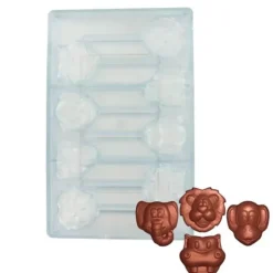 Cerf Dellier Moule Chocolat Sucettes Animaux De La Jungle