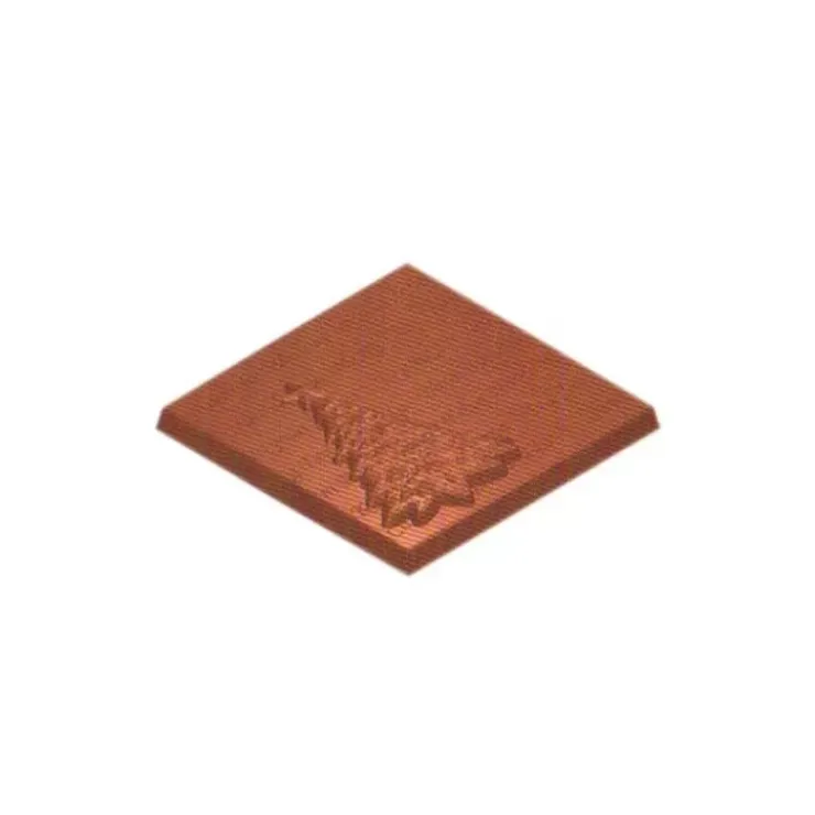 Hot Cerf Dellier Moule Chocolat Tablettes Sapin