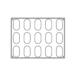 Hot Cerf Dellier Moule En Silicone Delish 15 Empreintes Pavoni Italia
