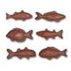 New Cerf Dellier Moule Friture En Chocolat Poissons Assortis