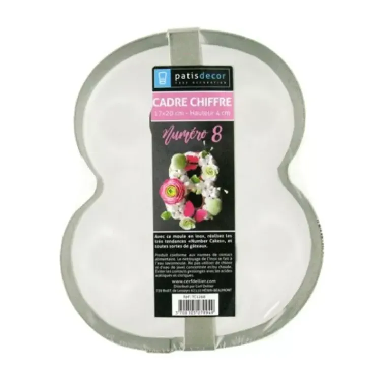 Outlet Cerf Dellier Moule Number Cake Chiffre 8