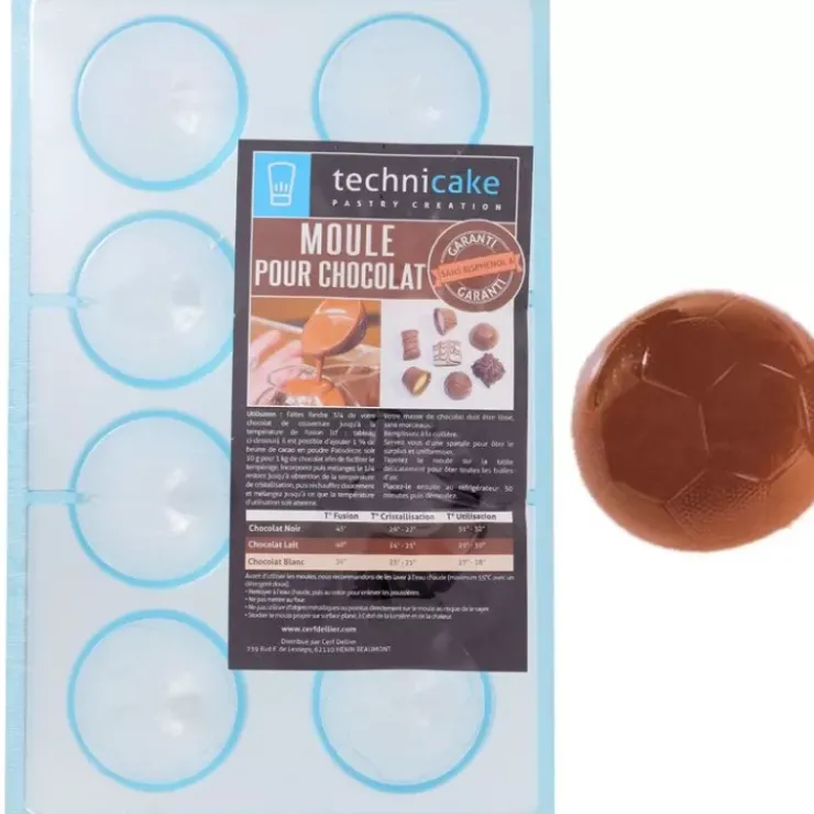Outlet Cerf Dellier Moule Petits Ballons De Foot 5 Cm