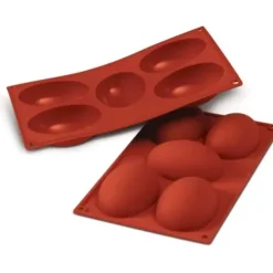 Outlet Cerf Dellier Moule Silicone 5 Demi Oeufs 10 Cm