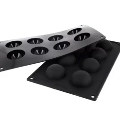Sale Cerf Dellier Moule Silicone 8 Demi-Spheres 5 Cm