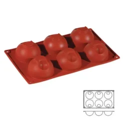 Outlet Cerf Dellier Moule Silicone 6 Demi-Spheres