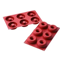 New Cerf Dellier Moule Silicone 6 Donuts