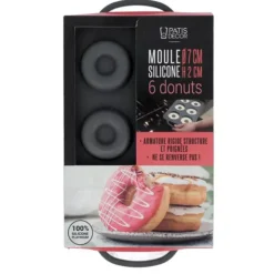 Online Cerf Dellier Moule Silicone 6 Donuts 7 Cm Patisdecor