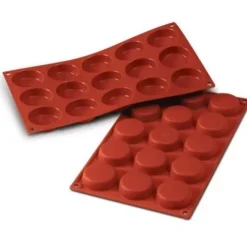 Clearance Cerf Dellier Moule Silicone 15 Flans 5 Cm
