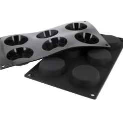 Outlet Cerf Dellier Moule Silicone 6 Flans 7 Cm