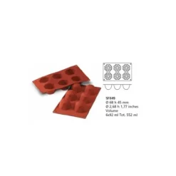 Online Cerf Dellier Moule Silicone 6 Grands Diamants