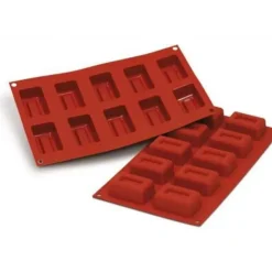 Clearance Cerf Dellier Moule Silicone 10 Lingots 6 X 4 Cm