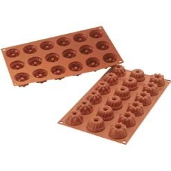 Clearance Cerf Dellier Moule Silicone 18 Mini Kouglofs