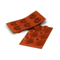 Sale Cerf Dellier Moule Silicone 6 Mini Kouglofs