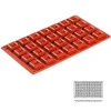 Outlet Cerf Dellier Moule Silicone 28 Mini Savarins Carres