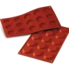 Cerf Dellier Moule Silicone 15 Mini-Tartelettes 4,5 Cm