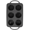 Hot Cerf Dellier Moule Silicone 6 Muffins 7 Cm Patisdecor