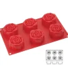 Clearance Cerf Dellier Moule Silicone 6 Roses Fleuries
