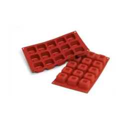 Outlet Cerf Dellier Moule Silicone 15 Savarins Carres
