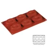 Sale Cerf Dellier Moule Silicone 6 Savarins Ovales