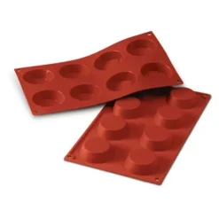 Outlet Cerf Dellier Moule Silicone 8 Tartelettes 6 Cm