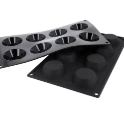 Outlet Cerf Dellier Moule Silicone 8 Tartelettes 6 Cm