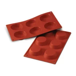 Outlet Cerf Dellier Moule Silicone 6 Tartelettes 7 Cm
