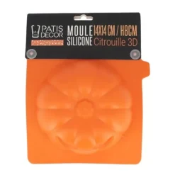 Cerf Dellier Moule Silicone Citrouille 3D Patisdecor