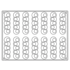 Online Cerf Dellier Moule Silicone Pelota Pavoni