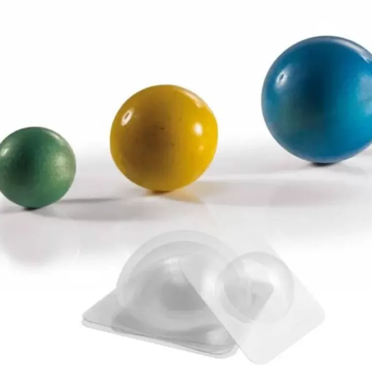 Clearance Cerf Dellier Moules Chocolat Demi Spheres Assortis (X6)